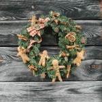 Christmas Wreath - Gingerbread Men -22 In Pine..