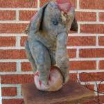 Primitive Vintage Look - Whimsical Circus Elephant..