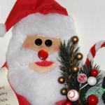 Traditional Santa Art Doll - Wall Hanging - Tuck -..